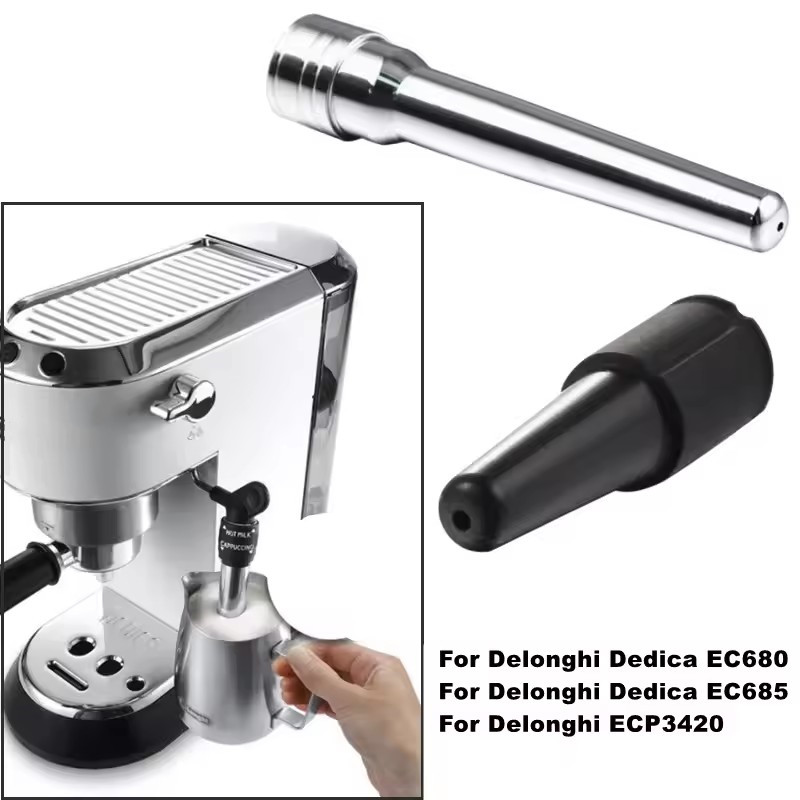 Delonghi Espresso Magnifica - 1-Loch-Dampfdüse für Delonghi Dedica EC680/EC685/ECP3420 Kaffeemaschine,