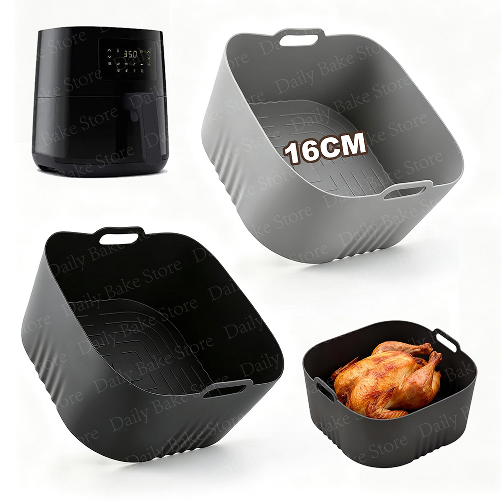 Philips Air Fryer Hd9252 - Silikonformen für Heißluftfritteusen, wiederverwendbare Einlagen, Backzubehör