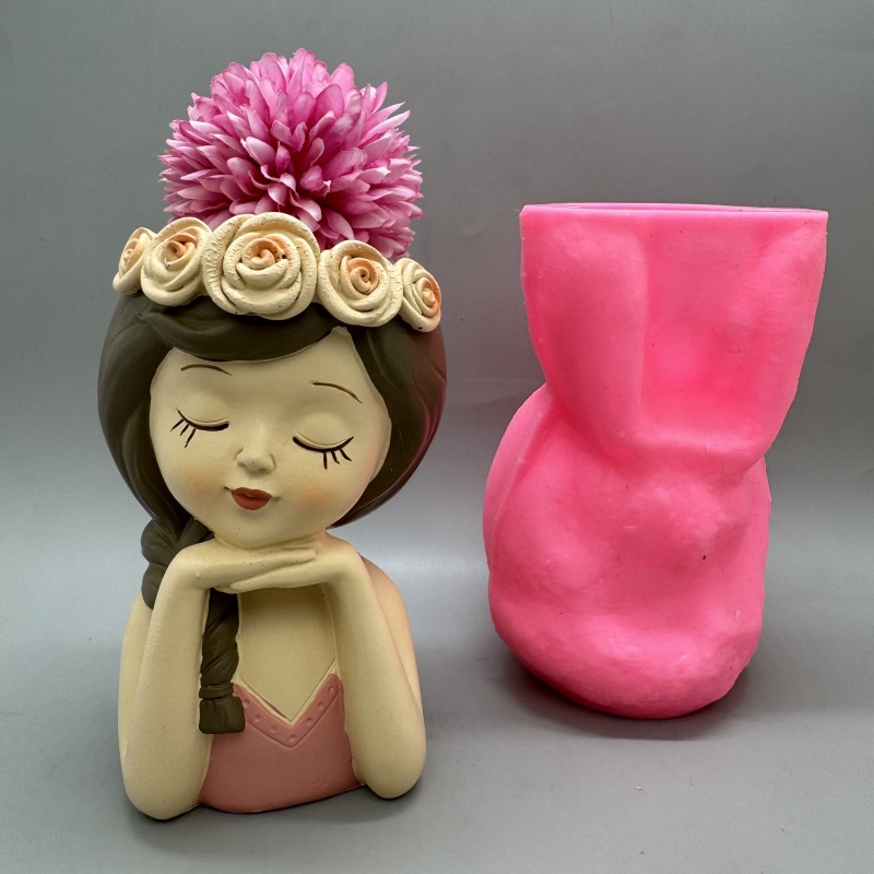 Niedliche Blumentopf-Silikonfo – Potsticker Mold Bewertung und Preis