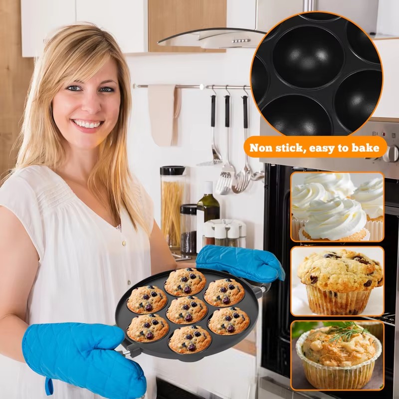 7-Fach Aluminium-Takoyaki-Pfan – Takoyaki Grill Plate Bewertung und Preis